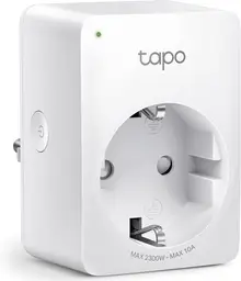 TP-Link Tapo P100 WiFi Smart Plug, Smart Home WiFi Plug, Alexa Accessory, Works with Alexa, Google Home, Tapo App, Voice Control, Remote Access, No Hub Required, Mini, White