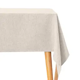 Washable Tablecloth, Linen Look, Polyester Tablecloth, Water-Repellent with Lotus Effect, Durable, Scratch-Resistant for Living Room, Dining Room, Balcony,90*90cm