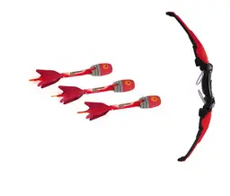 Kinder-Flash- & Pfeif-Bogen-Set mit LED-Lichtern, sicherer ABS-Kunststoff-Spielzeugbogen für draußen spielen