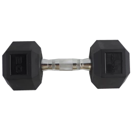 20LB
RUBBER COATED HEX DUMBBELLS

Non-slip grip with textured surface; contoured handle  comfortable hold