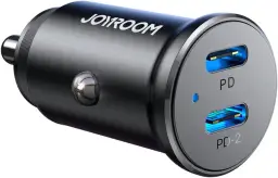 Joyroom JR-CCN06 Autoladegerät, 30 W, 2 PD-Anschlüsse, schwarz