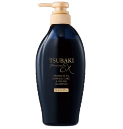 Shiseido Tsubaki Premium EX Damage Care Shampoo 450ml Luxuriöses Schwarzes Ion Shampoo