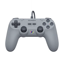 GameSir Manette de Jeu Filaire Symétrique GameSir Tegenaria Lite - Gris Rétro pour Switch, Android, iOS, PC, Steam
