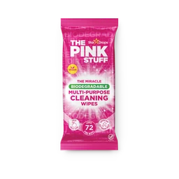 The Pink Stuff Multi-Purpose Cleaning Wipes, 72 Biodegradable Wipes