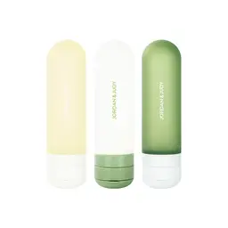 JORDAN&JUDY Travel Silicone Refillable Bottle Set， Portable for Skincare， Cosmetics， Shampoo， Lotion， Body Wash， 50ml, New Year Sale , Top gift picks