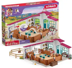 Schleich Horse Club | Peppertree Reitarena 42639 | mit Hindernissen, Paddock und viel Zubehör | tolles Geschenk für Mädchen und Jungen | Pferdespielzeug für Kinder ab 5 Jahren | Set mit 179 Teilen