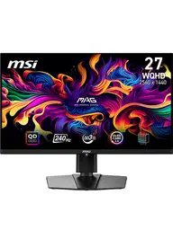 MSI MAG 271QPX QD-OLED E2 Gaming Monitor 26,5 Zoll WQHD – Panel 2560 x 1440 Quantum Dot OLED, 240 Hz/0,03 ms, 99% DCI-P3, ΔE≤2, DisplayHDR True Black 400 – DP 1.4a, HDMI™ 2.1, USB Type-C C