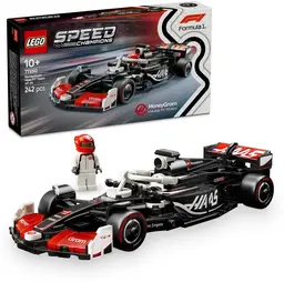 LEGO Speed Champions MoneyGram Haas F1 Team VF-24 Racing Car - Toy with Formula 1 Mini Figure to Collect - Model and Gift for Boys & Girls from 10 Years and Adults Motorsport Fans 77250