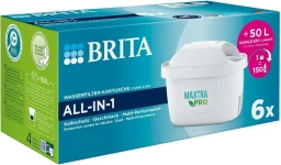 Maxtra Pro All-in-1 Wasserfilterkartusche 6 Stück, Filterkapazität je Kartusche bis zu 150 l