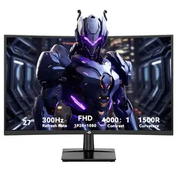 Moniteur gaming TITAN ARMY C27A1H 27 pouces, 1500 R, format 16:9, dalle VA rapide, Full HD 300 Hz, version UE