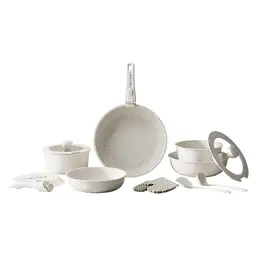 VELOSAN Aluminium Cookware Set (18 Pieces)