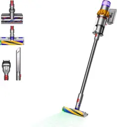 Dyson V15 Detect Absolute - Draadloze stofzuiger - 230AW laser HEPA nikkel/geel Dyson V15 Detect Absolute