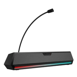 Edifier G1500bar Barre de son gaming 7.1 Surround Bluetooth USB 3.5mm Audio, éclairage RGB et micro - Noir