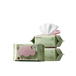 Bc Babycare Baby Hand & Mouth Wipes - 1 Case (3 Packs), 80 Sheets Each, 200*150mm - EU Version