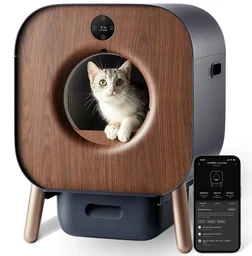 Litière pour Chat Intelligente Pawbby Auto-Nettoyante – 10 Niveaux de Protection – 3 Modes de Nettoyage – Contrôle des Odeurs Intégré – Contrôle via Application