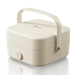 MEOKY antibakterielle Lunch Box – schnelles Aufheizen ohne Wasser, 99,99 % keimresistent, auslaufsicheres Siegel, leise & tragbar