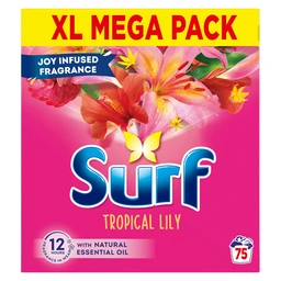 Surf  Washing Powder Tropical Lily 75 washes 3.75 kg