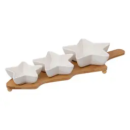 3-piece star appetizer set