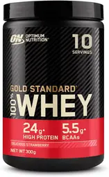 Optimum Nutrition Gold Standard 100% Whey Proteïne, Heerlijke Aardbei 300 gram (10 porties)