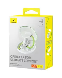 Baseus Écouteurs Open-Ear (Auriculaires TWS) Eli Sport 1, Vert Aurore
