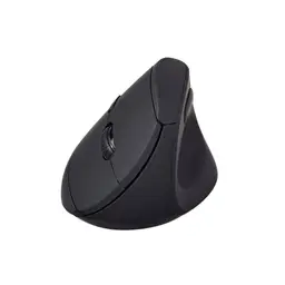 V7 MW500BT Bluetooth Vertical Ergonomic Mouse with 2.4GHz Dual-Mode, Natural Handshake Grip, 6-Buttons, and 1600 DPI Adjustable Sensor