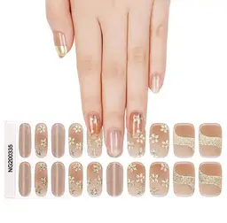 MeoMagic Autocollants pour ongles en gel - Lot de 20 - Modèle 14-148
