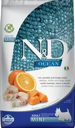 Farmina N&D Ocean Cabillaud avec potiron pour chien adulte mini 2,5 kg