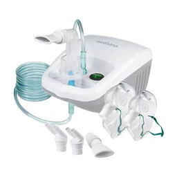 Medisana IN 540 Inhalator mit Mundstück, Nasenstück und Inhalationsmaske 10 ml 1 Packung Weiß Kompressortechnologie