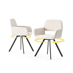 URBAN MEUBLE Esszimmerstuhl CALIFORNIA BEIGE(2er-set)