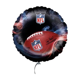NFL Metallic-Ballons, Durchmesser 45 cm, Thema 1, American Football