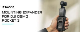 Tilta Accessory Mounting Expander for DJI Osmo Pocket 3 - Black (TA-T65-AME-B)