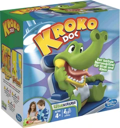 Hasbro Gaming Kroko Doc Brettspiel, lustiges Schnapp-Spiel für 2–4 Spieler, Überraschungseffekt, Vorschulspiel für Kinder ab 4 Jahren