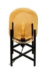 Fifty Five South Table Lamp Trieste Black/Amber 45cm