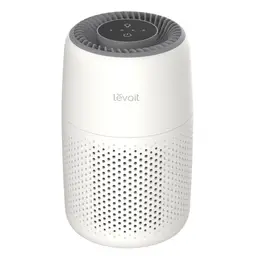 Levoit Core Mini Air Purifier – 3-Stage Filtration, Quiet Operation, Aroma Pad, Compact Design – Night Light Cream White, LAP-C171-QAE
