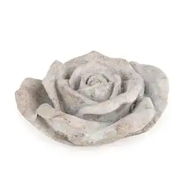 Candlelight Ornament Rose Washed Grey D:17.5cm
