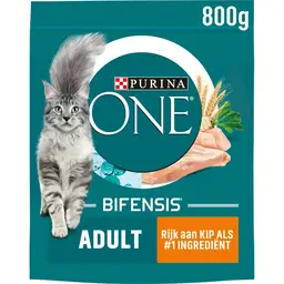 Purina ONE Adult Kip - Volkoren Granen - 800 g