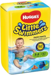 Huggies Diapers Little Swimmers Swim Pants Size 3-4 (7-15kg) 12 Pack