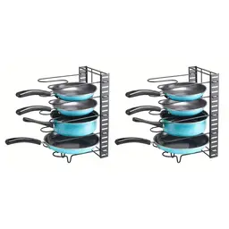 SRD 0175 Retractable Pantry Pot Organizer (2-Pack)