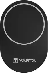VARTA Auto-Ladegerät & Handyhalter, Mag Pro Kabelloses Auto-Ladegerät 15 W, Magnetische Smartphone-Halterung mit Ladefunktion, MagSafe-kompatibel, Qi-kompatibel, Auto-Halterung inklusive USB Typ-C-Kabel, Schwarz