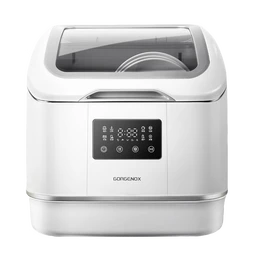 GORGENOX Desktop 3-Set Dishwasher, No Installation Required, High-Temperature Sterilization, Wash-Dry-Store All-in-One, Active Oxygen Fruit and Vegetable Wash, Small Household Dishwasher DW4-D30A