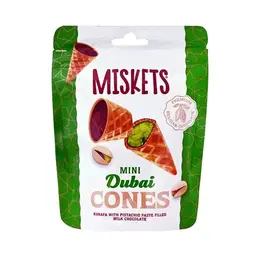 Miskets Cornet MilkChocolate Dubai Style 50g