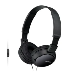 Casque Pliable Sony d’Entrée de Gamme avec Son de Haute Qualité (Transducteur 30mm) et Fonction Kit Mains Libres - Noir 25