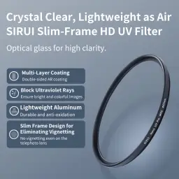 SIRUI UV67A 67mm UV filter for Aurora 85mm