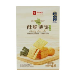 [Perfektes Geschenk für das chinesische Neujahr] Bestore knusprige, dünne Cracker, Algen-Geschmack, 300 g Snack