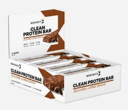 Body&Fit Clean Protein Lot de 12 barres protéinées saveur cookie au chocolat - 720 g