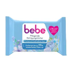 BEBE Extra milde Reinigungstücher mit Kokoswasser, Vegan, Heimkompostierbar, 92% natürlichen Ursprungs