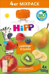 HiPP Quetschbeutel Mixpack Lieblingsfrüchte (ab 1 Jahr) 4 x 100 g