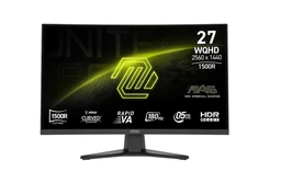 MSI MAG 275CQFDE E18 Gaming Monitor EEK F (A - G) 68.6cm (27 Zoll) 2560 x 1440 Pixel 16:9 0.5 ms DisplayPort, HDMI® Rapid VA