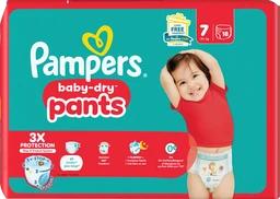 Pampers Baby Dry Pants Gr. 7 Extra Large 17+kg 18 St