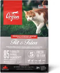 ORIJEN Whole Prey Fit & Trim Croquettes pour chats au poulet et poisson - 1,8 kg